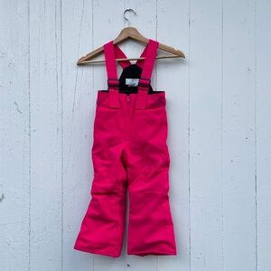 Phenix Toddler Ski Snow Pants | Hot Pink | Adjustable Bib | Warm & Waterproof